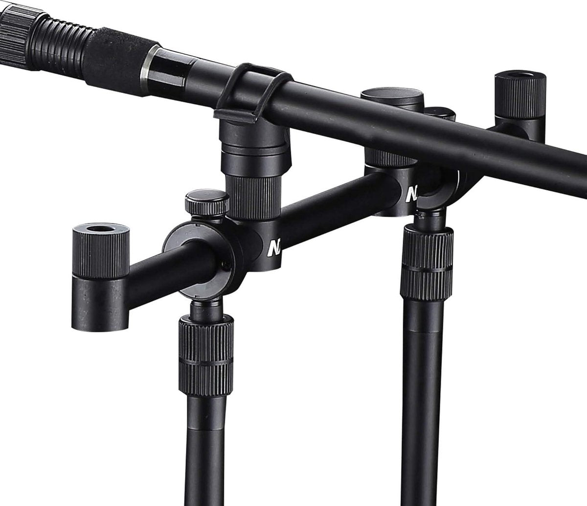 3* Magnetic Butt Rest P8 - Karper Vishengel - Aluminium - Zwart