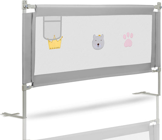Bedhekje 200 cm Kinderbedhekje voor verticaal heffen, veiligheidsbescherming bedhekje om te beschermen tegen vallen voor peuters Valbeveiliging Valbescherming