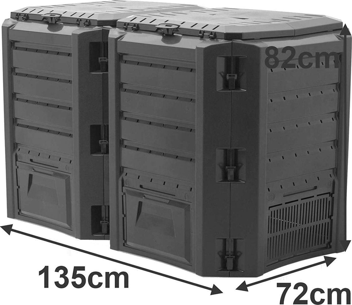 Schuifpoortopener 750W Poortautomatisering Operator - Voor schuifpoorten 12 m en max. 1600kg 2 afstandsbedieningen 8 x tandheugels (elk 50 cm) 2x infraroodsensoren - Grijze aandrijving Met afstandsbediening + sleutel