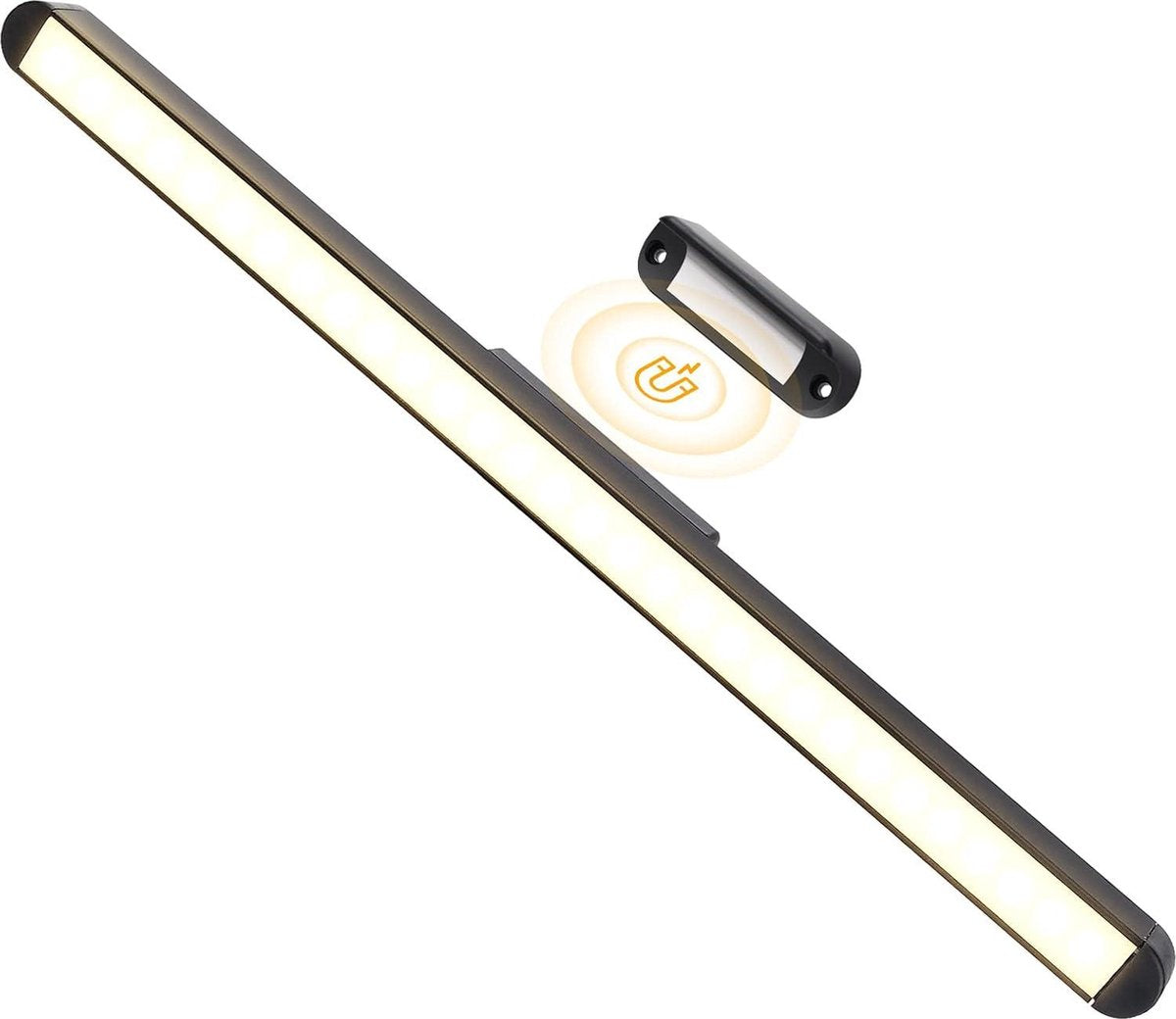 Make-up Spiegel Dimbare Touch LED Spiegellamp Badkamer - LED Kast Verlichting - Oplaadbare Batterij en Magneet Bevestiging - voor Lezen Kast - Make-up Spiegel Nachtkastje - Studie Licht