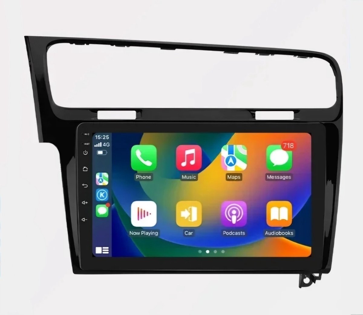 VW Volkswagen Golf 7 | ZWART | 2012 - 2020 | Carplay & Android auto | 2GB & 32GB | Autoradio met navigatie | Radioscherm | 2012 2013 2014 2015 2016 2017 2018 2019 2020 | r line tsi gtd