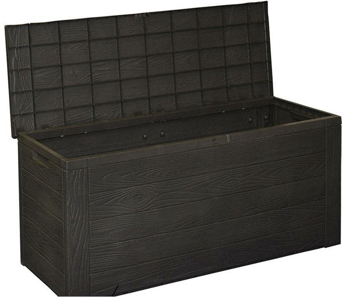 Garden storage box wood pattern 120 cm