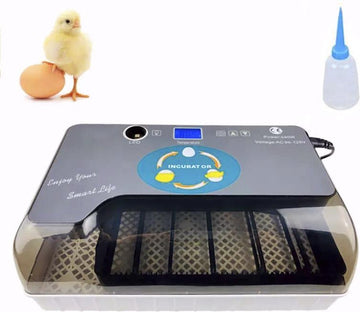 Slimme Broedmachine voor eieren - automatische rolsysteem met geÃ¯ntegreerd schouwlamp en waterflesje