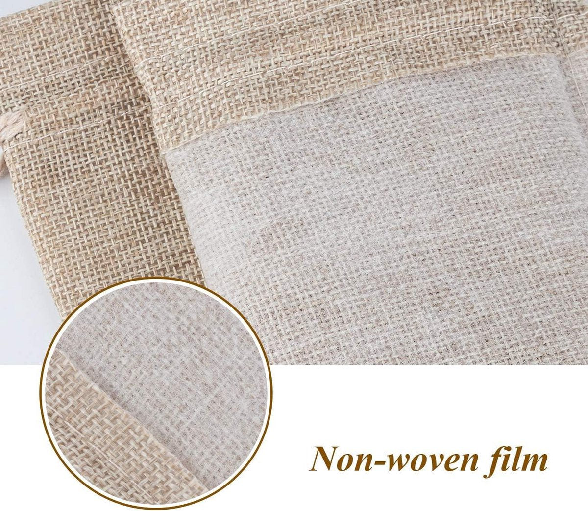Jute zak 25 stuks trekkoord 10 x 15 cm kleine zakjes stoffen om te vullen linnen zakjes adventskalender sieraden lavendelbloesem gastgeschenken doe-het-zelf handwerk