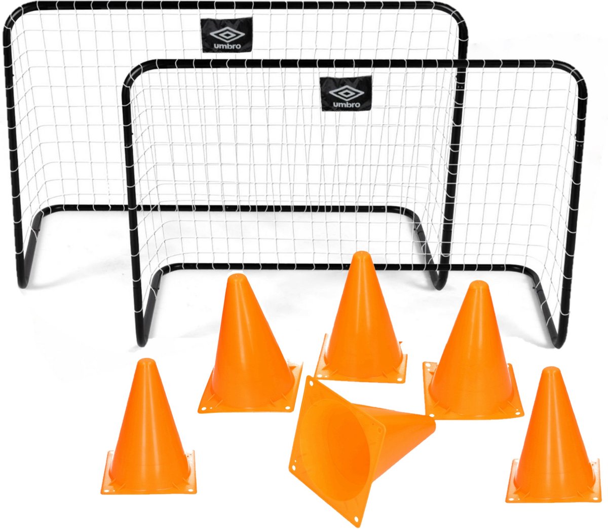 Football toy set - 2x football goals and 12x cones