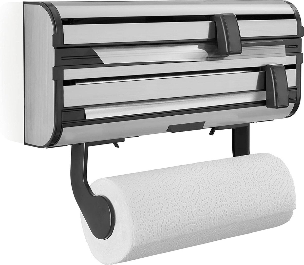 Foil dispenser - Roll holder - Foil cutter - Film dispenser - Foil Holder - Kitchen foil holder
