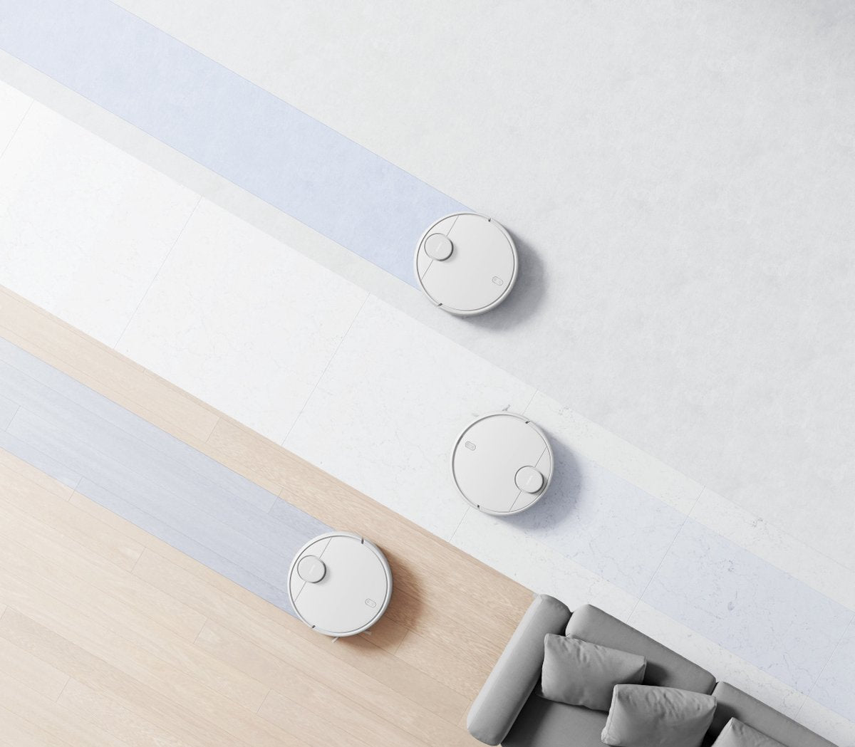 Xiaomi S12 Robotstofzuiger - LDS-lasernavigatie - 4000Pa Zuigkracht - Bedien via app