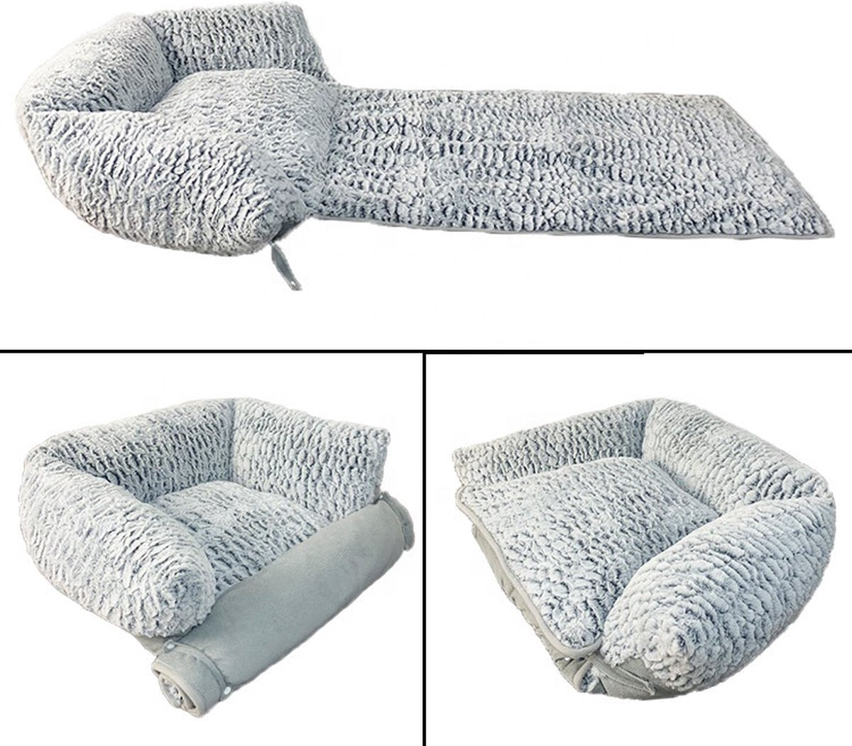 Hondenmand - Mand - Hond - Kat - Bank - Stoel - Fauteuil - Beschermen - Lichtgrijs