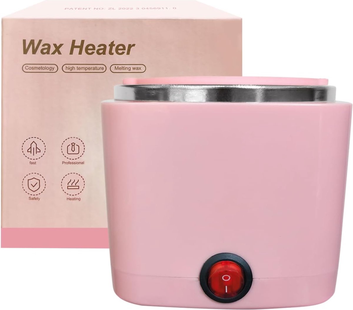 Roze Waxverwarmer Apparaat - Makkelijke Heater - Mini Waxverwarmer - Met 200 ml Siliconen Pot