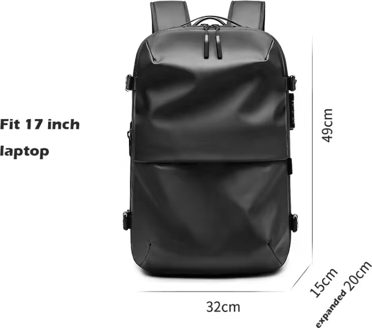 Traveler - Vacuum Backpack - Airbag - Travel Bag - Hand Luggage - Large Travel Backpack for Women and Men