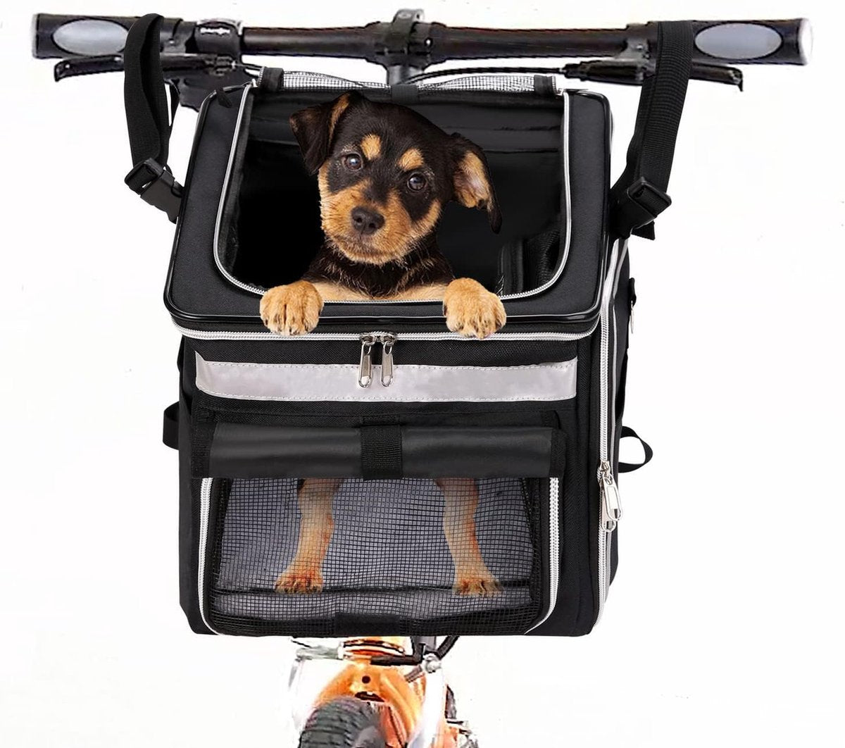 Dog Bicycle Basket - Dog Bike Basket - Dog Bicycle Basket Front - Dog Bicycle Bag Front - Dog Bicycle Basket Electric Bicycle
