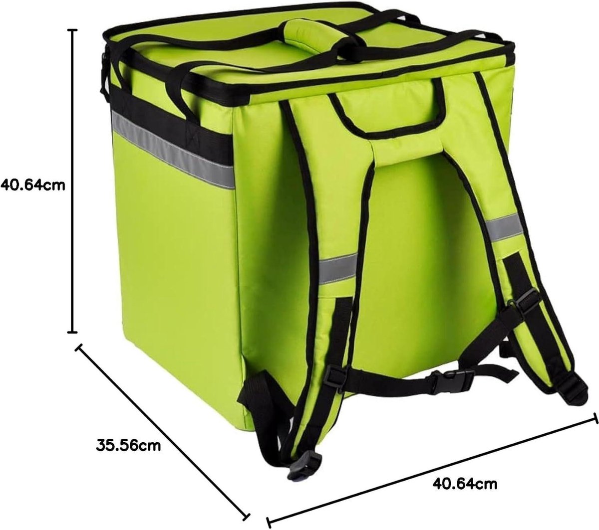 Delivery Bag 48L XL Grote Geïsoleerde Voedsel Levering Rugzak - Uber Eats Thermische Groot XL Pizza Tas - UberEats Just Eat Doordash Deliveroo Delivery Bag