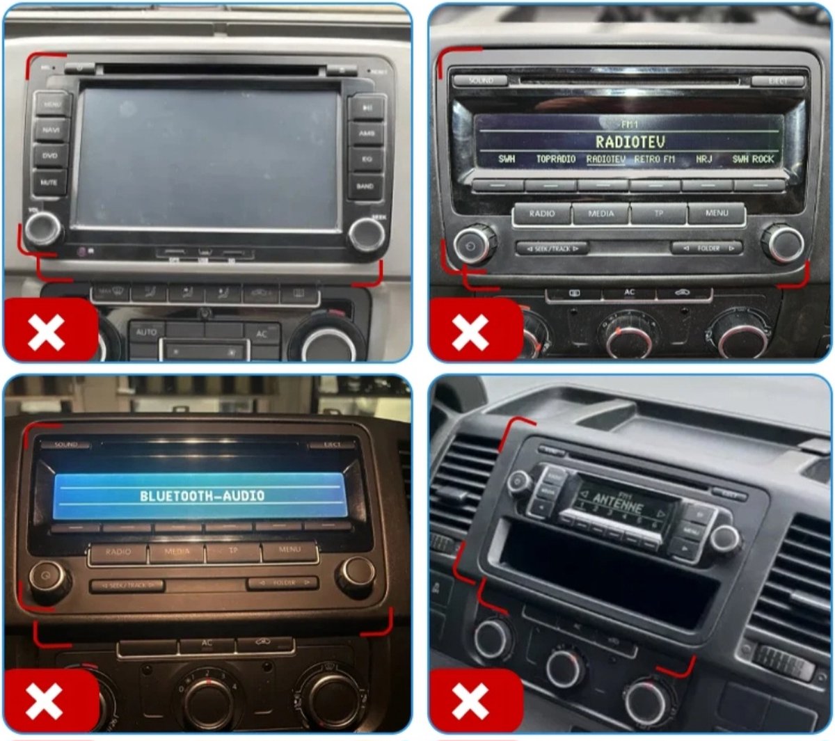 Vw Volkswagen T5 Transporter & Multivan | 2004 - 2014 | 2 GB & 32 GB | Carplay & Android Auto | Autoradio met navigatie | Radio scherm | 2004 2005 2006 2007 2008 2009 2010 2011 2012 2013 2014 | radio scherm California