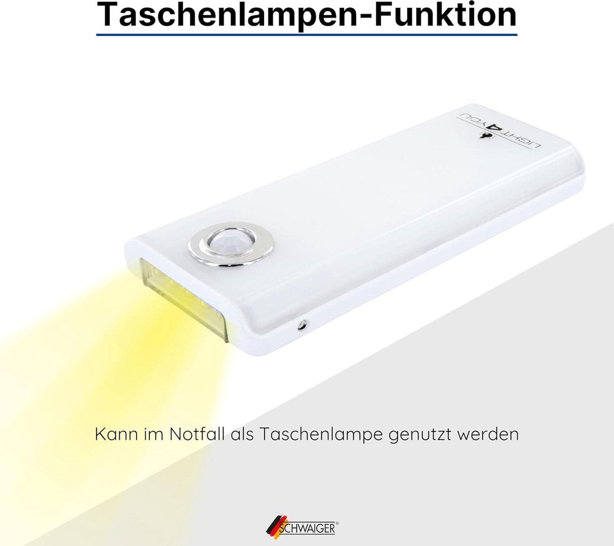 LED Nachtlampje 4-in-1 Multifunctionele Lamp - Stopcontactlamp - Noodlamp Zaklamp - Bewegingssensor Oplaadbaar - Inductie Oplaadfunctie