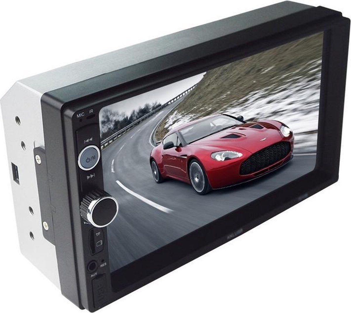HD Dubbel din autoradio 7". Bluetooth, USB, AUX, Handsfree met touchscreen & afstandsbediening