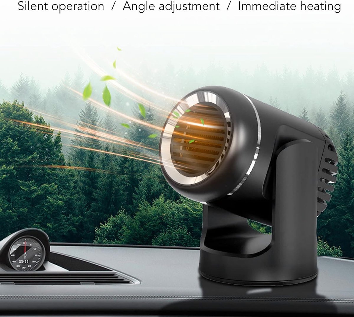 Auto verwarming - Auto heater - 12V - Autoverwarmer - Auto kachel - Auto verwarming ventilator - Must Have voor de winter!