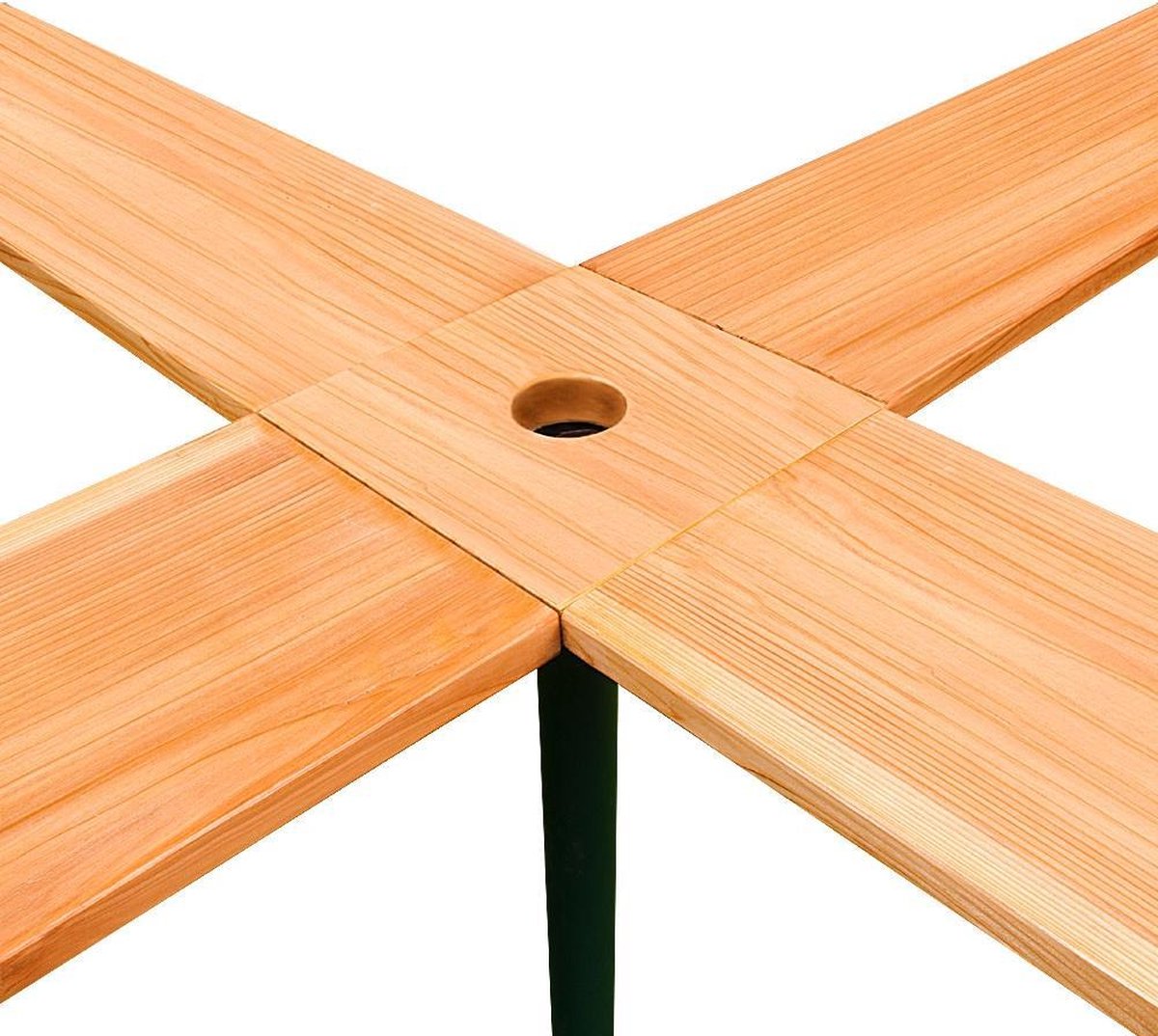Casaria Tuin-/Statafel XXL – Inklapbaar Weerbestendig – 241x241x104 cm