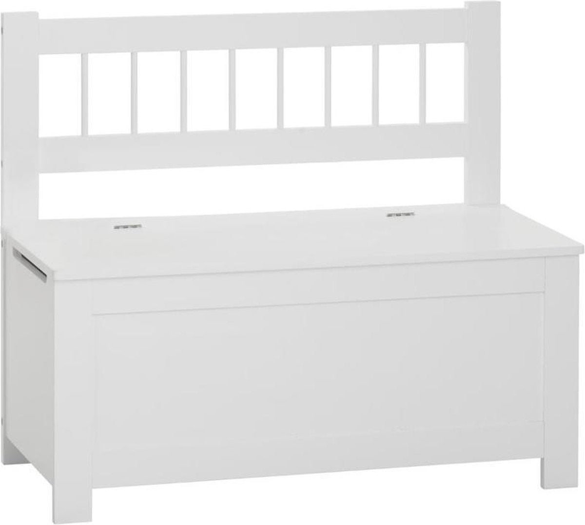 Loic White Bench Toy Chest
