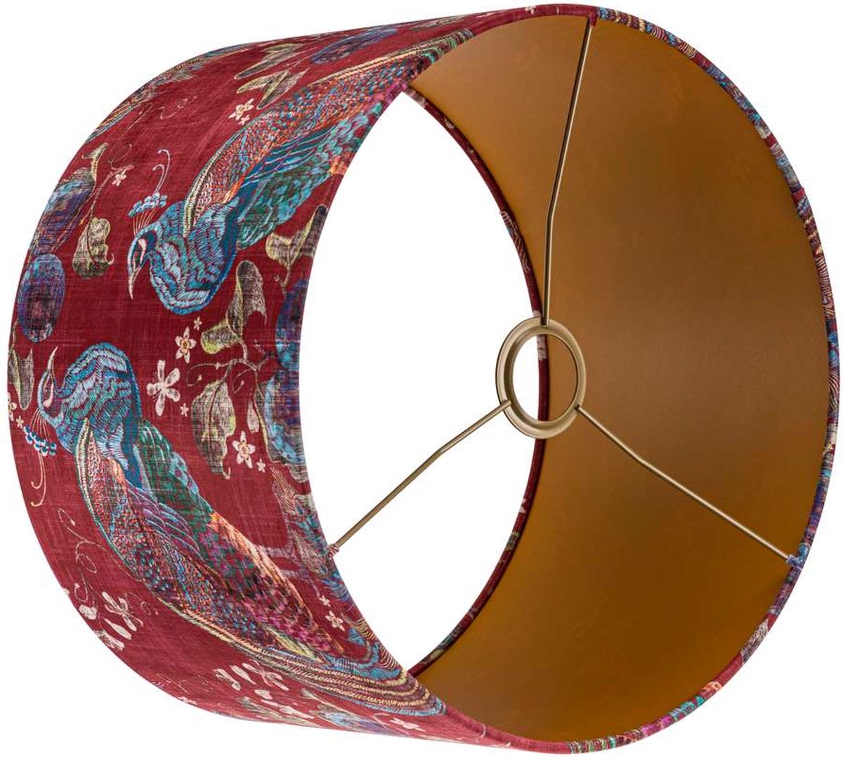 Floor lampshade - Charly red - 40x40x25cm