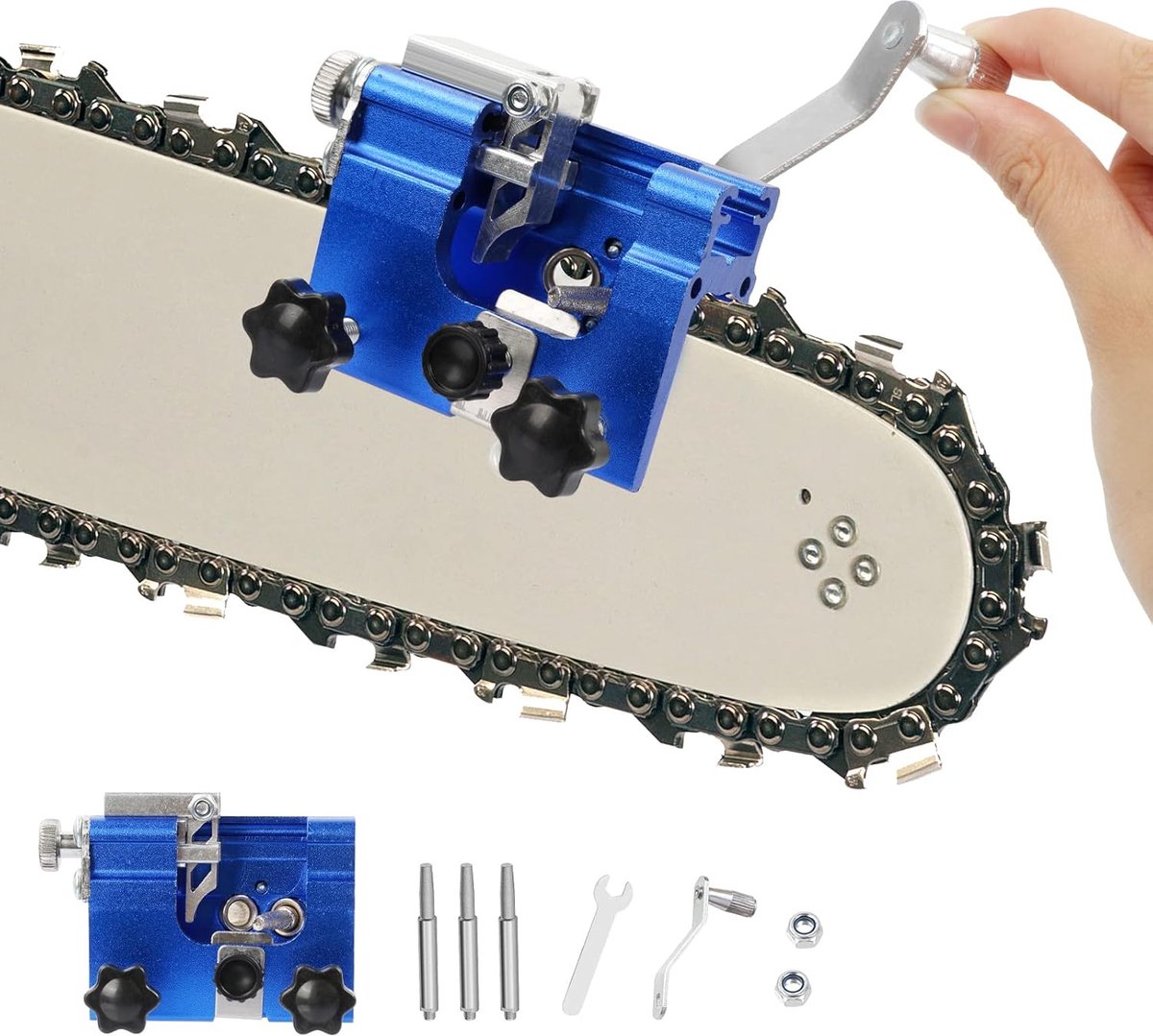 Chain Saw Sharpener - Chain Saw Sharpener - Chain Saw Sharpening - Chain Sharpener - Chain Sharpening Set - Chain Saw Sharpening Set - Sharpening for Chain Saws