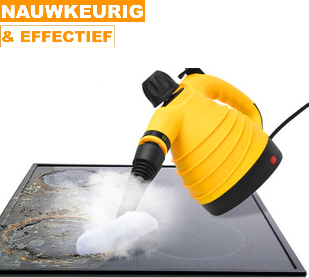 8-piece steam cleaner - Stain remover - Textiles - Sofa - Couch - Floor - Carpet - Kitchen - Upholstery - Furniture cleaner