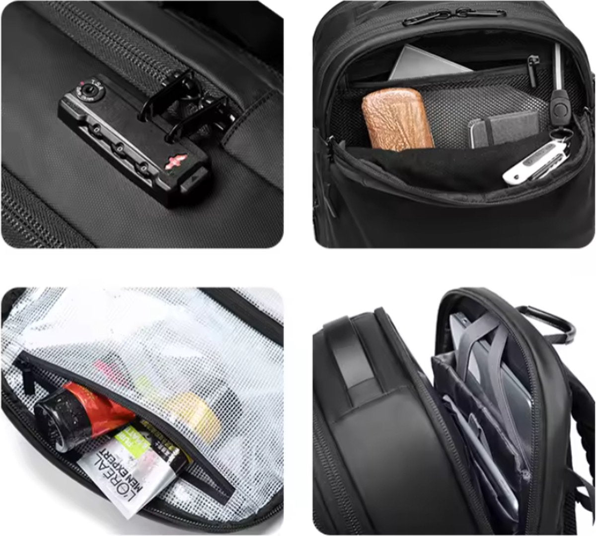 Reiziger - Vacuüm Rugzak - Airbag - Reistas - Handbagage - Grote Reisrugzak voor Dames en Heren