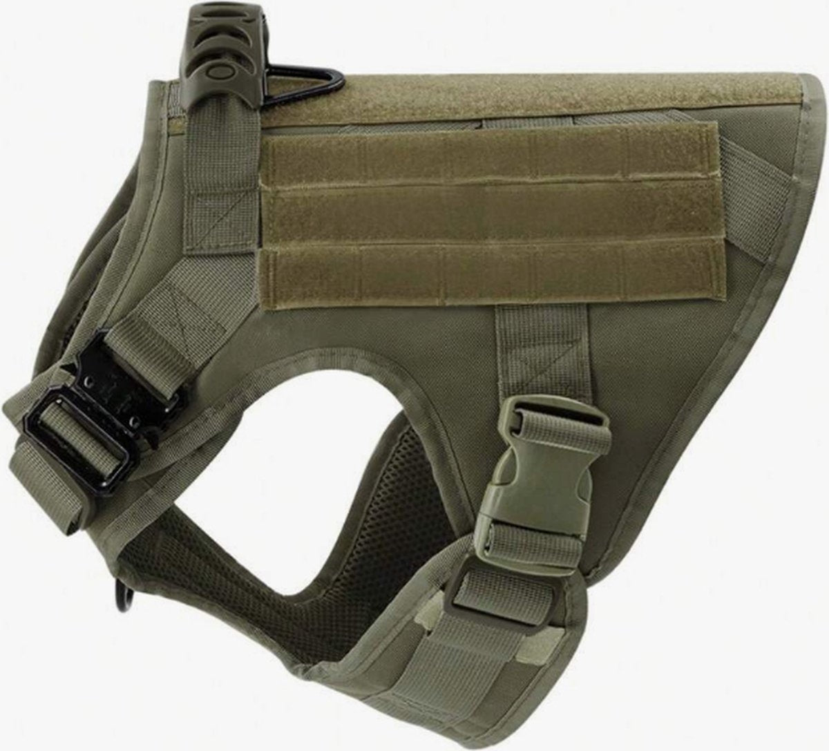 Dog Harness - Tactical Dog Harness - Army Green - Anti-Pull Harness - Extra Control - XL