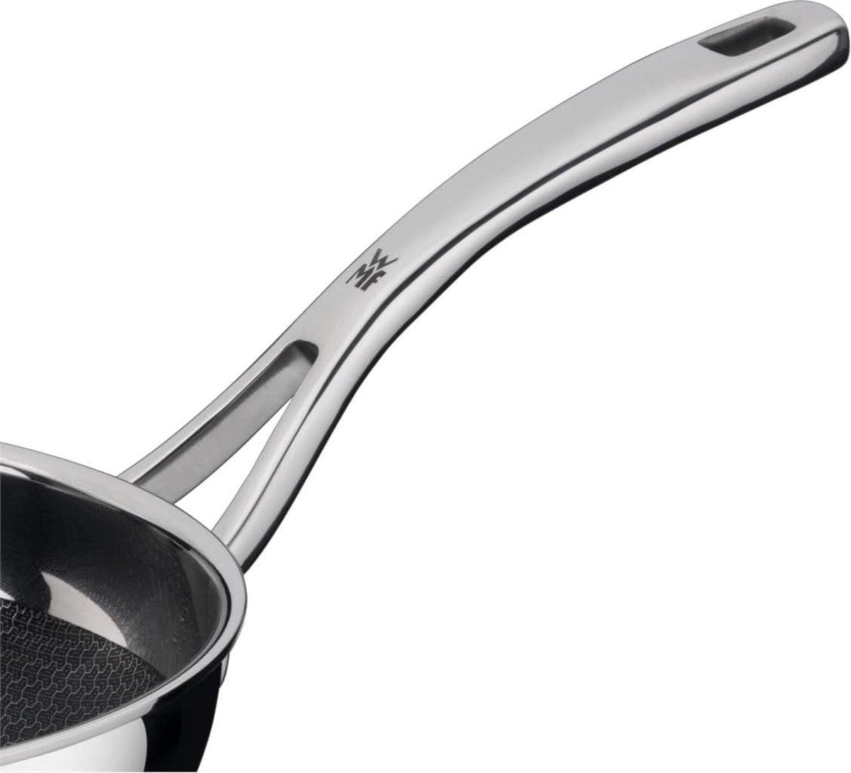 Wokpan inductie WMF Profi Resist 28cm RVS Honingraat Anti-Aanbaklaag Gelijkmatige warmteverspreiding alle Warmtebronnen incl. Inductie