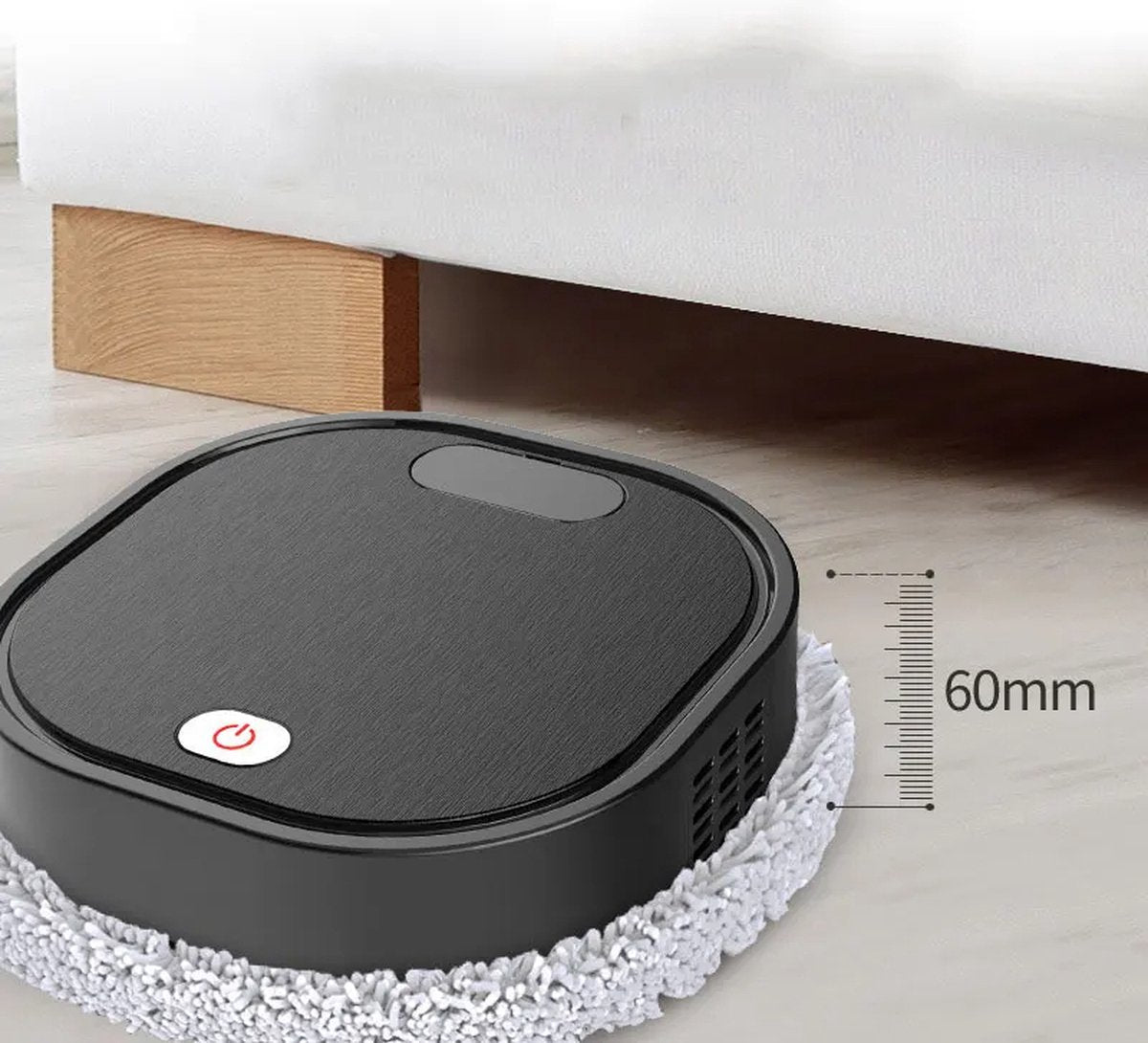 2024 New Rechargeable Smart Mopping Robot - 3-in-1 Vacuum Cleaner and Mop with Spray Function for Dry and Wet Use | Robot Vacuum Cleaner | Mopping and Vacuuming