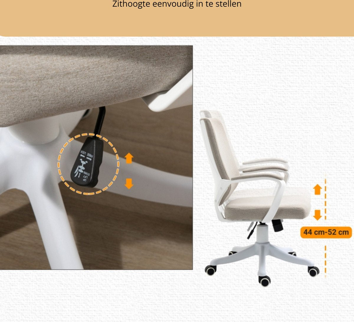 Office chair with recline function - Ergonomic office chair - Game chair - Gaming chair