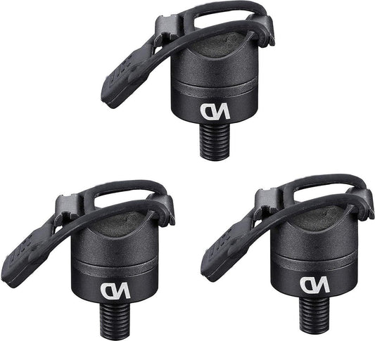 3* Magnetic Butt Rest P8 - Karper Vishengel - Aluminium - Zwart