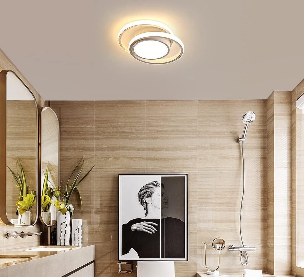 Bathroom Ceiling Light - Bathroom Lamp Ceiling LED Ceiling Light Round Warm White 3000K 32W 2350LM Modern LED Ceiling Light for Hallway Kitchen Bedroom Living Room
