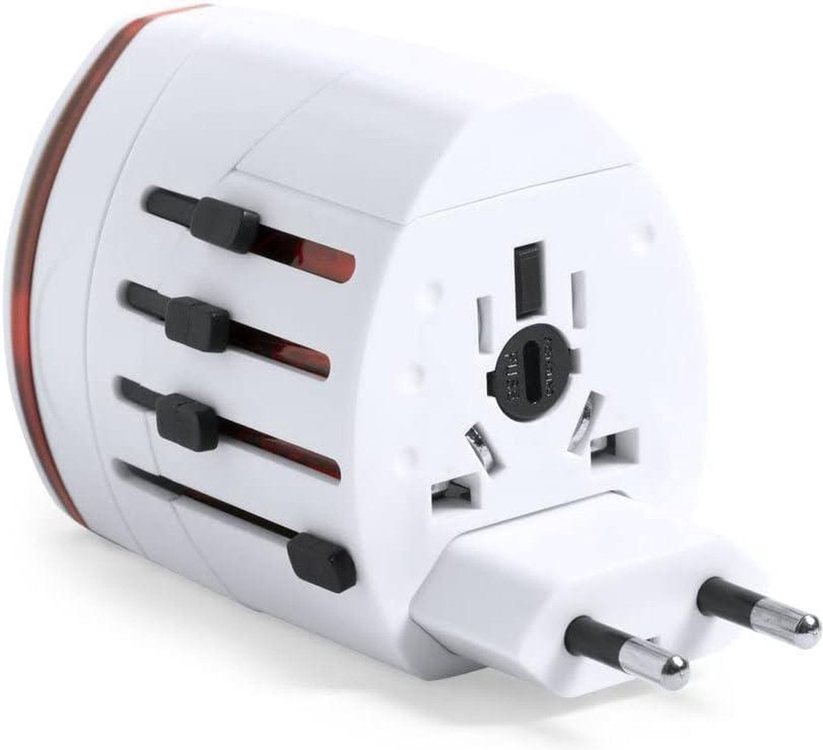 International Travel Adapter with 2 USB Ports - Suitable for USA Europe Australia - 2100 mA (Style3)