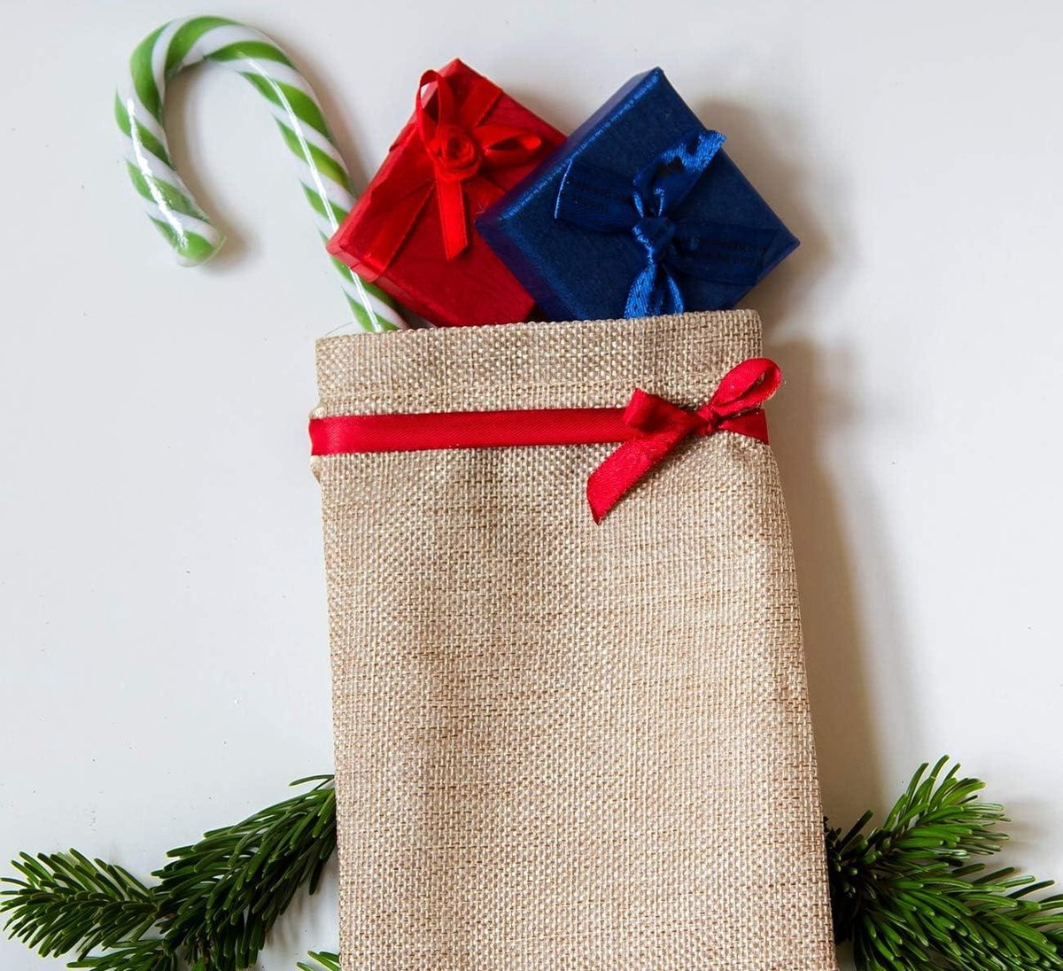 Jute zak 25 stuks trekkoord 10 x 15 cm kleine zakjes stoffen om te vullen linnen zakjes adventskalender sieraden lavendelbloesem gastgeschenken doe-het-zelf handwerk