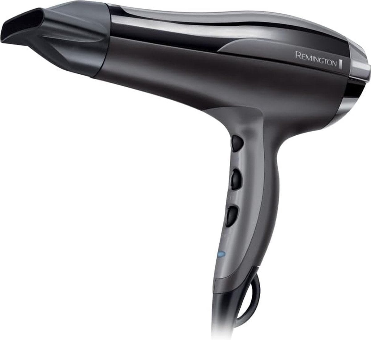 Föhn - Pro air turbo - Ionengenerator technologie - 2400W - 90km per uur blaaskracht - Met Diffuser - Keramiek - 3 warmtestanden - 2 snelheden - Voor pluiziger haar - Zilver -