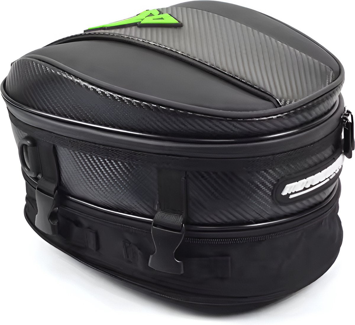 E-Shop4u - Motorcycle Backpack - Motorcycle Saddle Bag - Multifunctional Motorcycle Tank Bag and Saddle Bag - Motorcycle Backpack - Gray/Red/Blue/Green - 11.5L Front + 15L Rear - Water-resistant - Reflective Elements