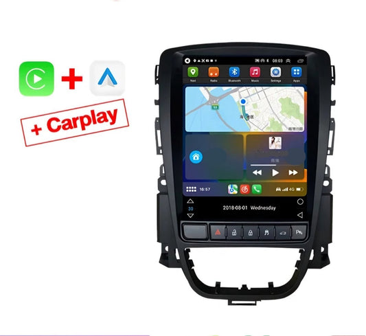 Opel Astra J / Cascada 2009 - 2016 | Carplay & Android auto | 2GB & 32GB | Autoradio met Navigatie | Radioscherm | 2009 2010 2011 2012 2013 2014 2015 2016