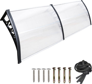 100*300CM Deurluifel afdak deurluifel Voordeurluifel polycarbonaat transparant