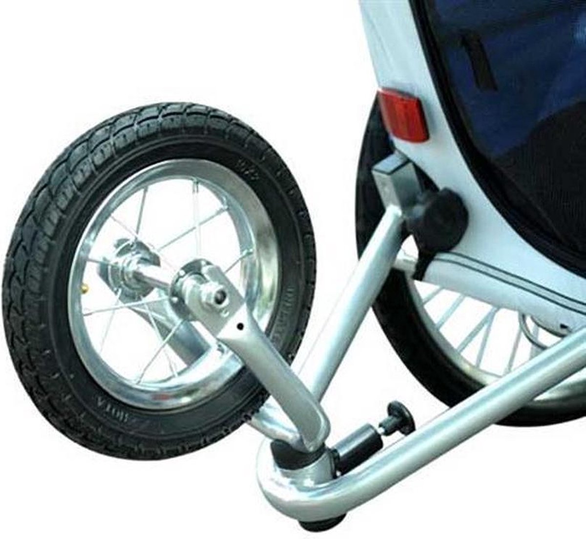 Hondenfietskar - Fietskar - Hondenaanhanger - Buggyfunctie - Geveerd en geremd - Groen/Grijs - 130 x 90 x 110