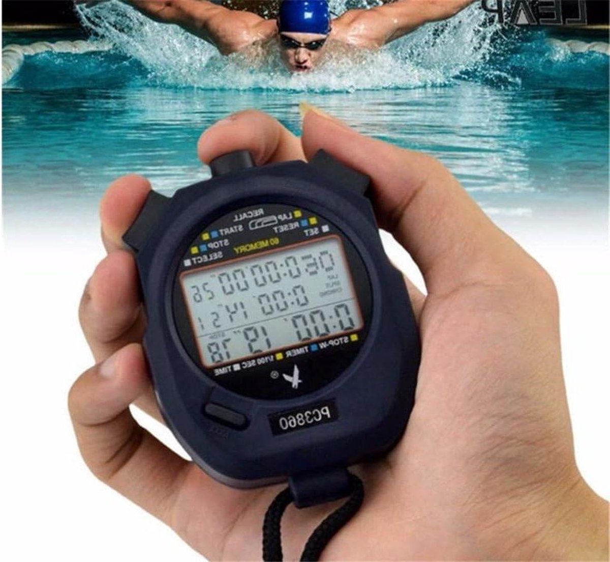 Men's Stopwatch - Professional Sports Chronograph with Digital Display