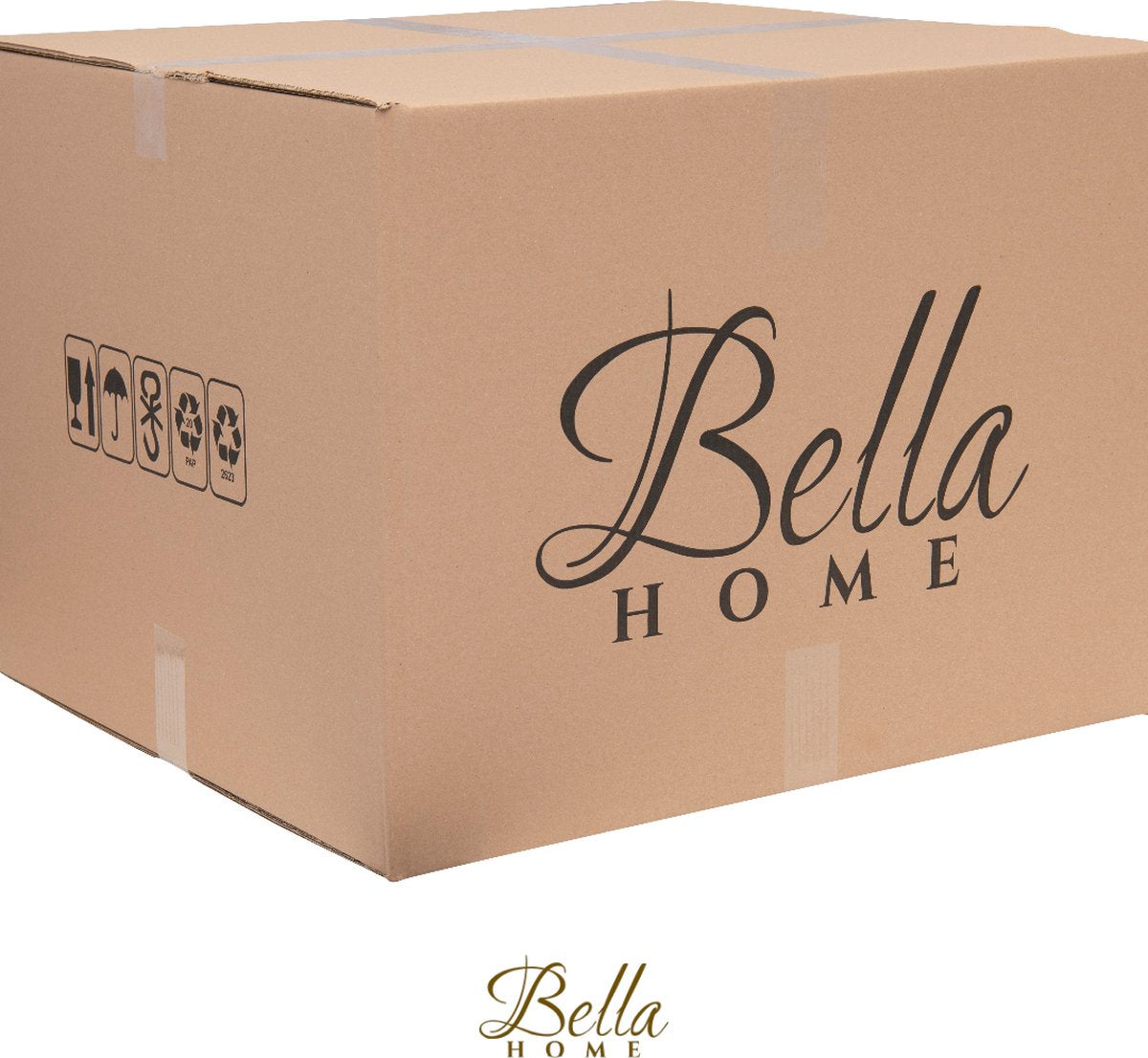 Bella Home Mila - Fauteuil - Velvet - Schelp - Crème met gouden poten