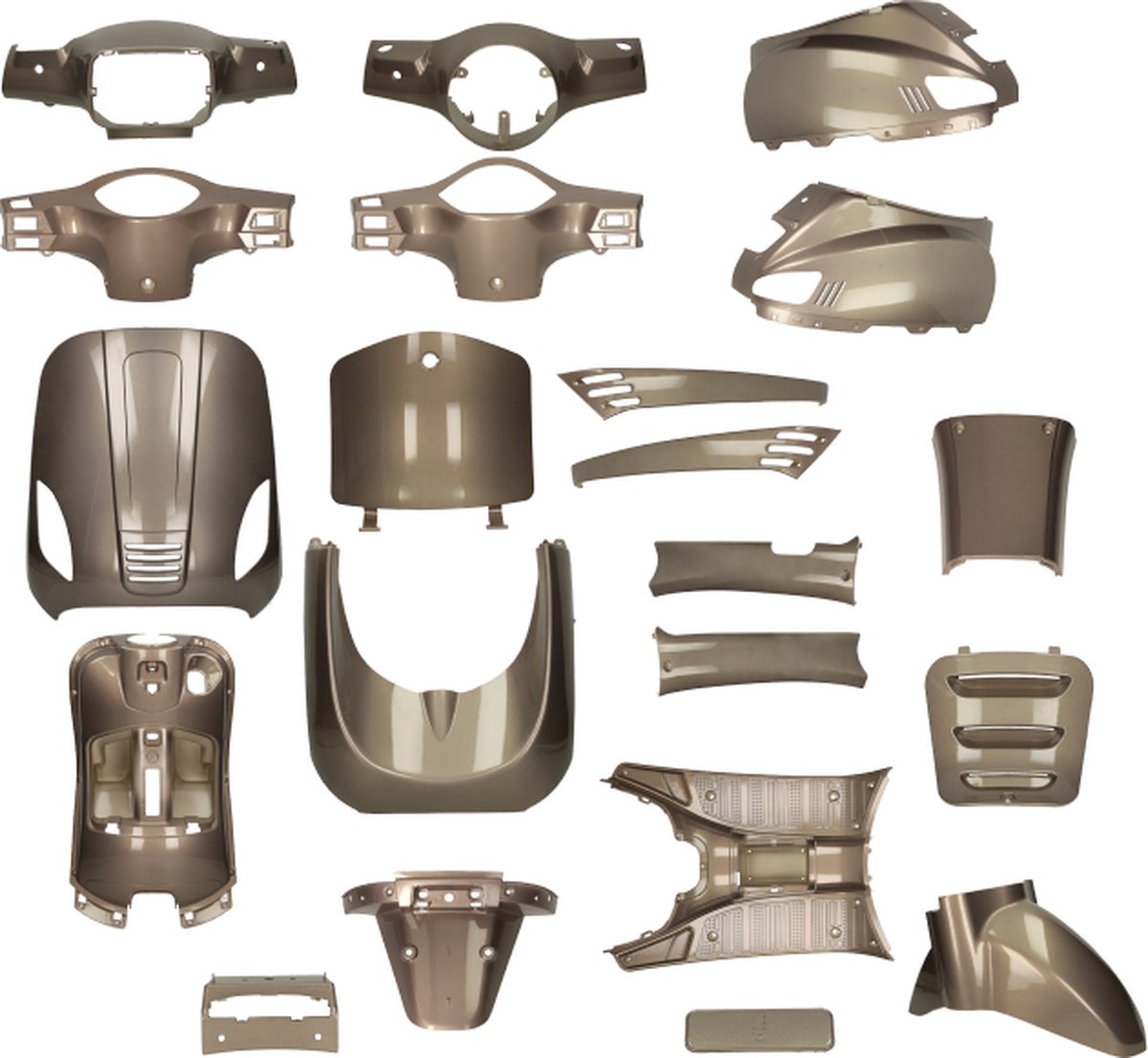Fairings set champagne 21 parts for AGM VX50, BTC Riva