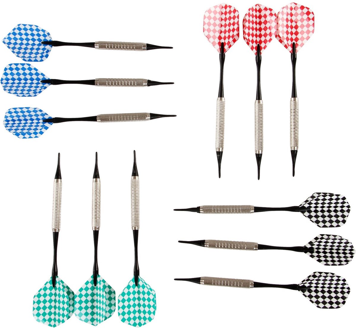 Electronic dartboard - 100 game variations - Incl 12 darts