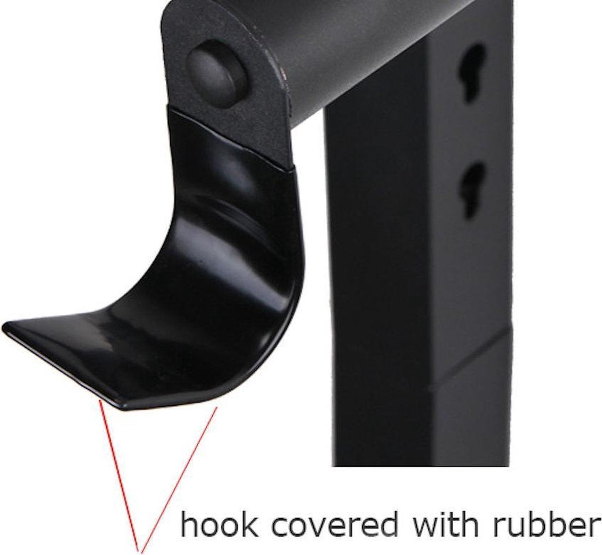 Standing bike rack for 2 bicycles - Hanging 2 bicycles one above the other - Bicycle rack hanging system - 220 Cm