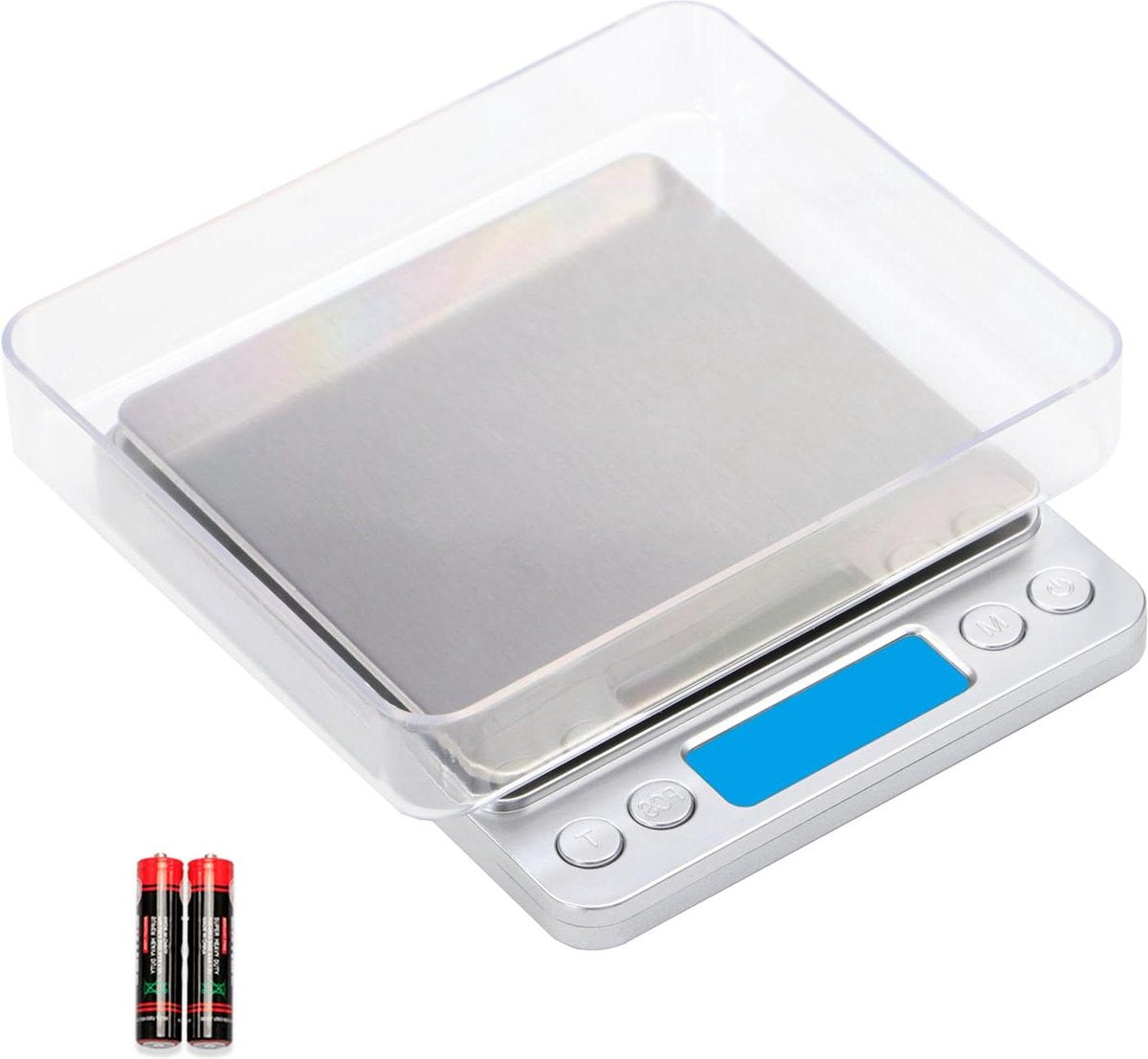 Digital Kitchen Scale - Kitchen Scale 3kg-0.1g Pocket Food Scale Gram and oz for Weight Loss Cooking Baking Jewelry - High Precision Gram Scale with 6 Units Coffee Scale - 2 Trays LCD Tare