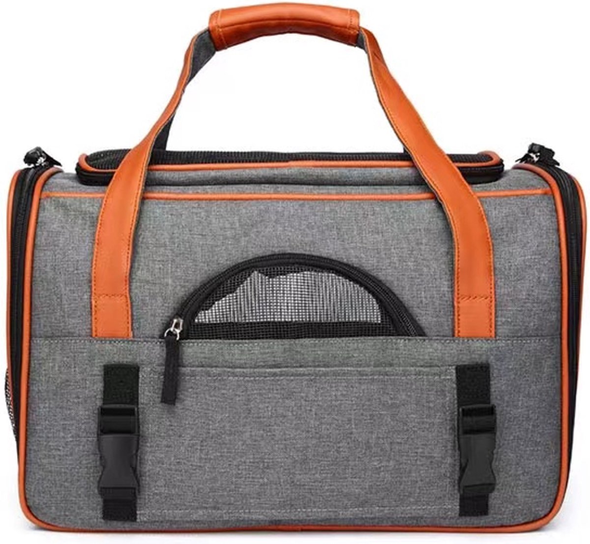 Dierendraagtas | Huisdiertas | Pet Travelbag | Dierenschoudertas | Reismand | Hond reistas | Kat reistas | Katten draagtas | Honden draagtas | Transporttas | Transportbox | Luxe reistas | Vakantie | Handige vakjes | Reisbench | 8KG | 50x30x30cm