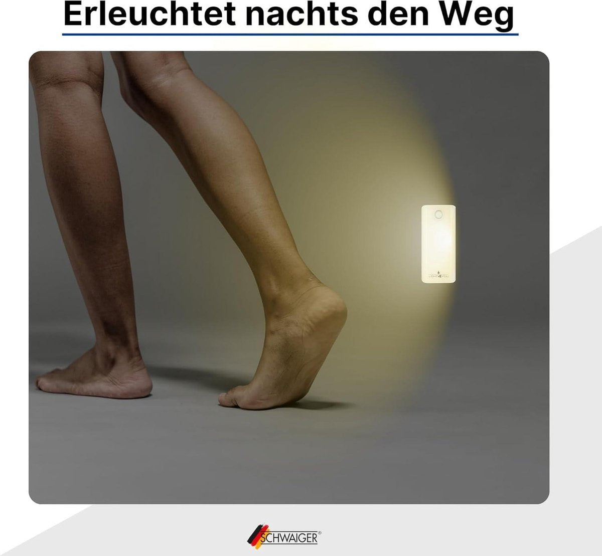 LED Nachtlampje 4-in-1 Multifunctionele Lamp - Stopcontactlamp - Noodlamp Zaklamp - Bewegingssensor Oplaadbaar - Inductie Oplaadfunctie