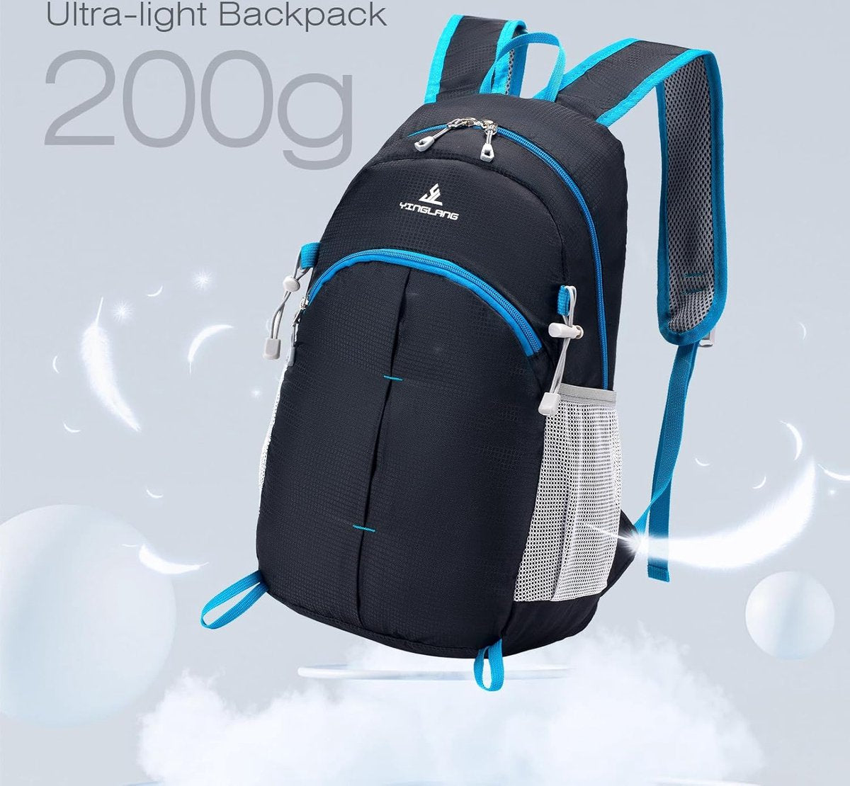 Foldable Travel Backpack Carry-on Luggage Ultralight Hiking Backpack 20L Waterproof Daypack for Outdoor Hiking Camping