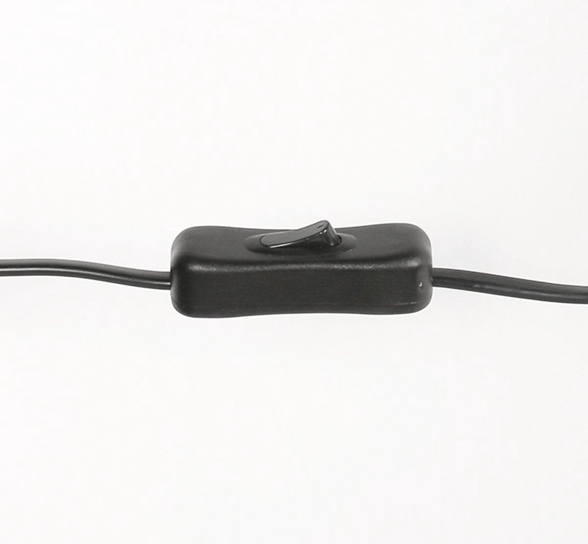 Table lamp black | 1-light | E27 fitting | modern / sleek design | for living room / office | suitable for LED lighting