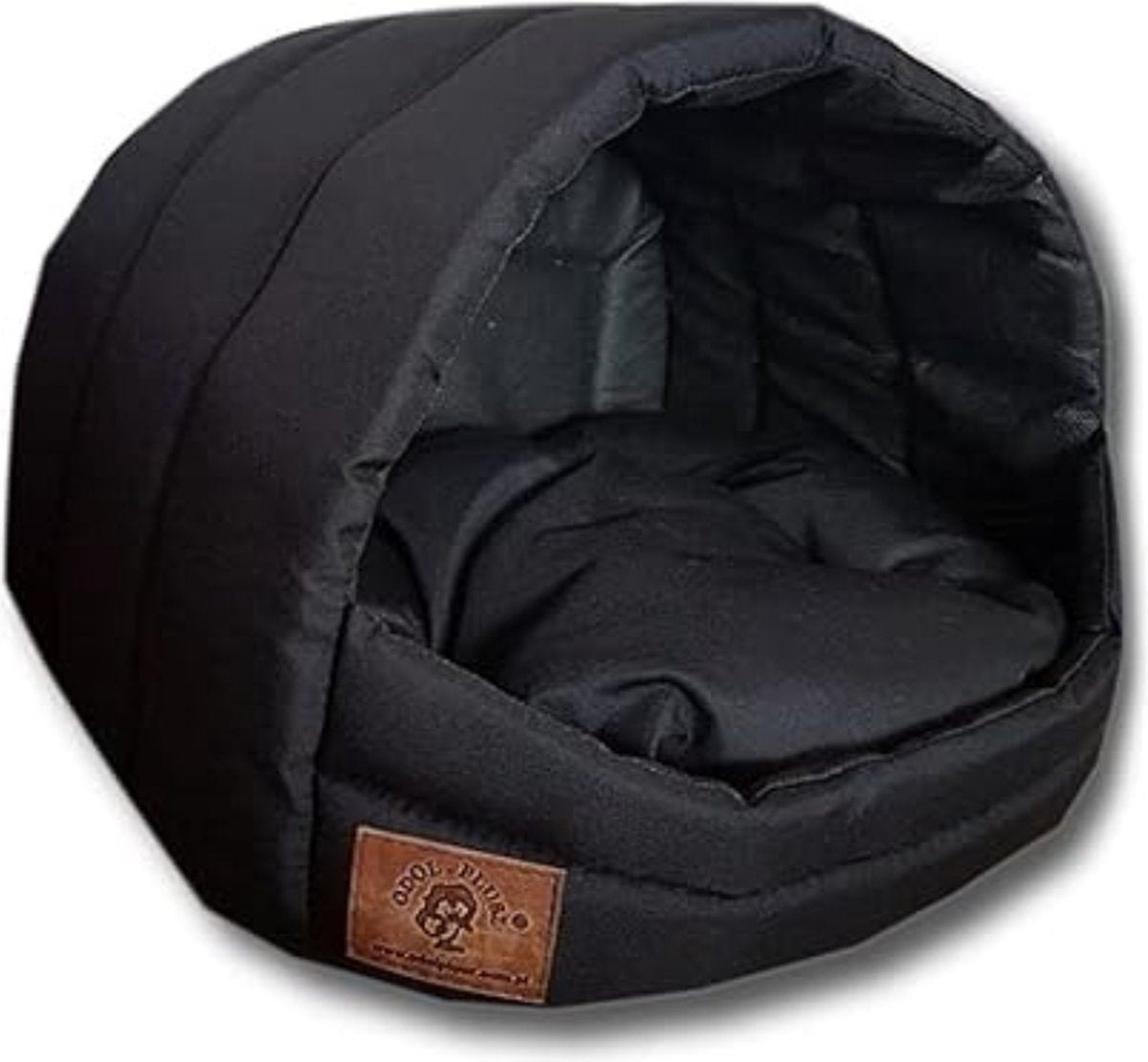 Dog cave - Dog bed Cave – Cozy dog cave – Pet sleeping bag – Dog sleeping bag – Cat cave – 2-IN-1 - Black